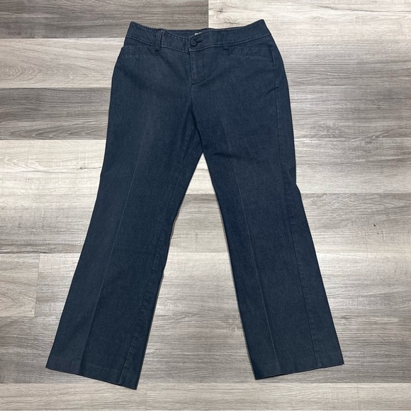 Bass Denim - Bass & Co. Women’s Charcoal Straight Mid Rise Denim Pants Size 8